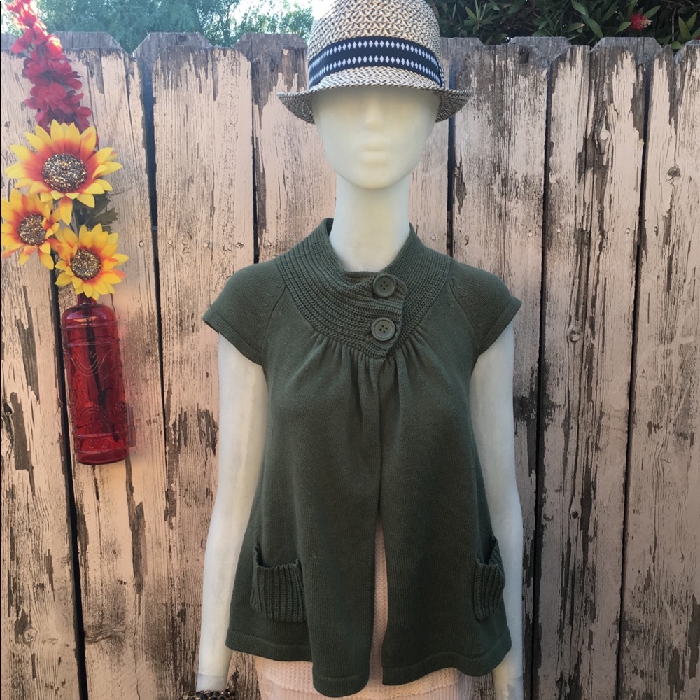 High Neck Knit Vest